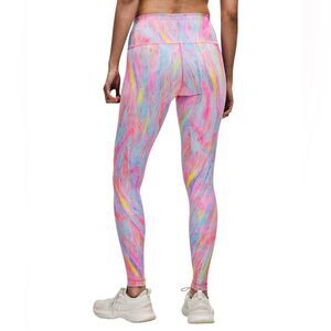 Lululemon Wunder Train HR Tight Leggings 28" High Rise Prism Marble Pink Blue 6